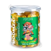 Попкорн "BOOMZA" ТУБУС Карамелізований  "ЛИМОН ЧІЛІ" 90г/12 шт/ящ
